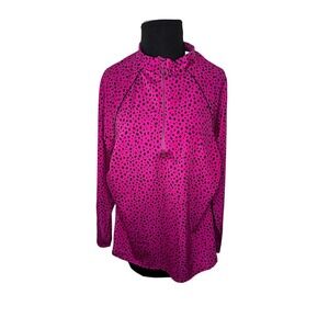 NWT All In Motion Swim Top Size 18W MSRP $40 Cranberry Color